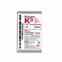 Limas K3 Conicidad .06 Ni-Ti 25mm. 6 Uds.