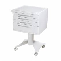 Carrito Móvil RC4Z con Encimera Cerámica, 4 Cajones y Ruedas Zilfor