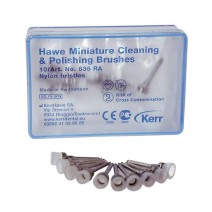 Mini Cepillos Profilaxis Nylon Contra-ángulo Kerr Hawe Caja 100 uds