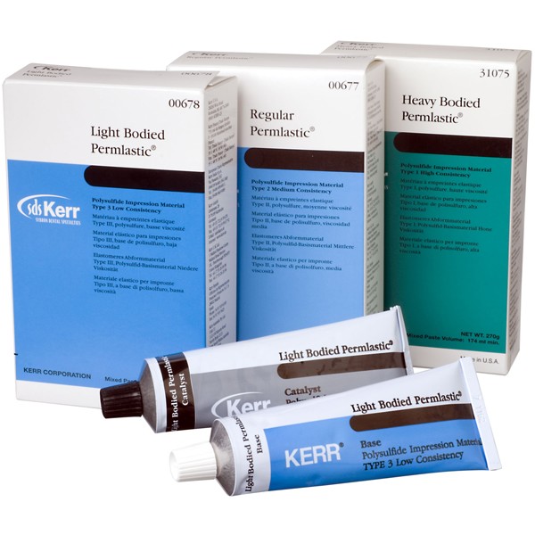 Permlastic Material Impresión Base + Catalizador + Block de Kerr Hawe