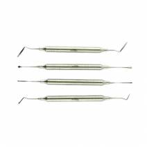 Set Tunelizador Doble Periodoncia 4 Instrumentos