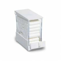 Dispensador Rollos de Algodón Azul o Blanco