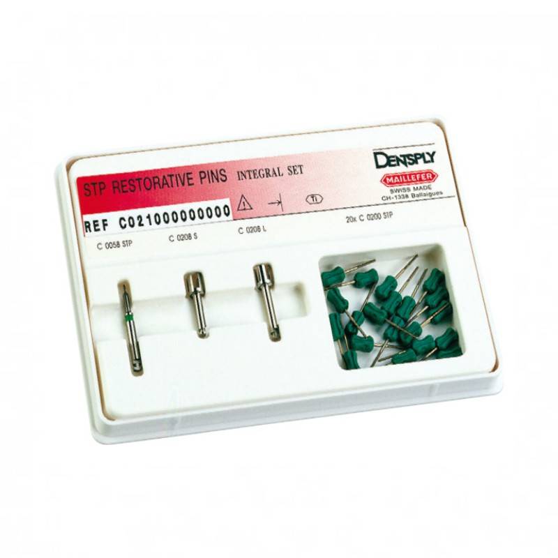 STP Restorative Pins Titanio Kit 20 uds. de Maillefer