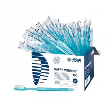 Cepillo de Dientes con Pasta Happy Morning Caja 100 uds. Cepillo de Dientes con Pasta Happy Morning Caja 100 uds.