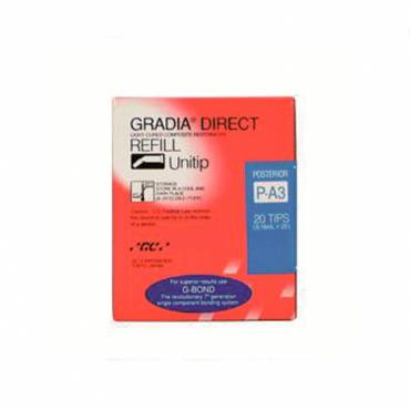 Gradia Direct Restaurador Posterior 20 Unitips 0,28gr. Gradia Direct Restaurador Posterior 20 Unitips 0,28gr.