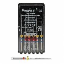 Limas Profile Conicidad .06 Ni-Ti 21mm 6 uds