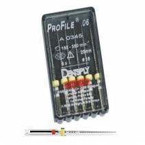 Limas Profile Conicidad .06 Ni-Ti 25mm 6 uds