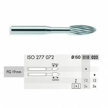 Fresa Huevo FG 19mm TC 5 unidades