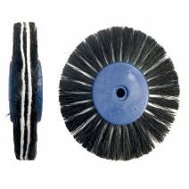 Cepillo Pulidor Cerda Negra y Algodón Convergente Negra 6 uds