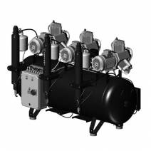 Compresor CAD CAM AC 910 para Fresadora Depósito 300 litros