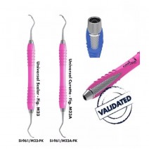 Set Raspadores Colori Silikon Rosa 2 unidades