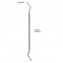 Cureta Hemingway Doble 3,8 mm 17 cm.