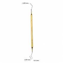 Espátula Fina Flexible para Composite Polyfill Plasma 2,0mm - 0,3mm.