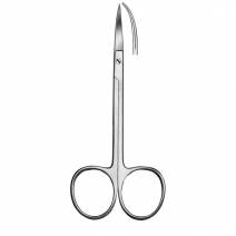 Tijera Curva Dentada para Encias 12cm.