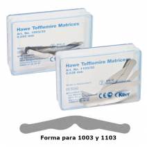 Hawe Matrices Tofflemire Anatómica 30 unidades
