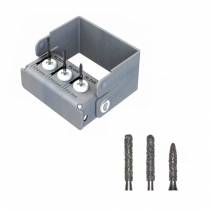 Zirconcut Set 3 Fresas Diamante 016 Cilindro Bandeja