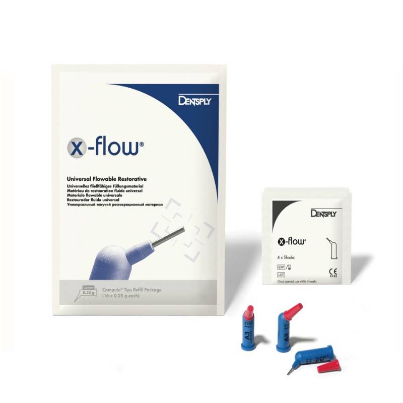 X Flow Composite Fluido Universal Rep. 16 Compules 0,25g de Dentsply