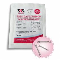 Muelle NiTi Cerrar Espacios 0,010mm Ortodoncia Bolsa 10uds.