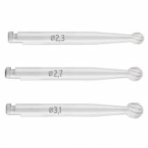 Fresa Cerámica Redonda Cerabur CA Tallo Largo 1 unidad