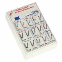 Fresero TPS2 Set 4180 FG Preparación Inlays, Puentes y Coronas 10 uds