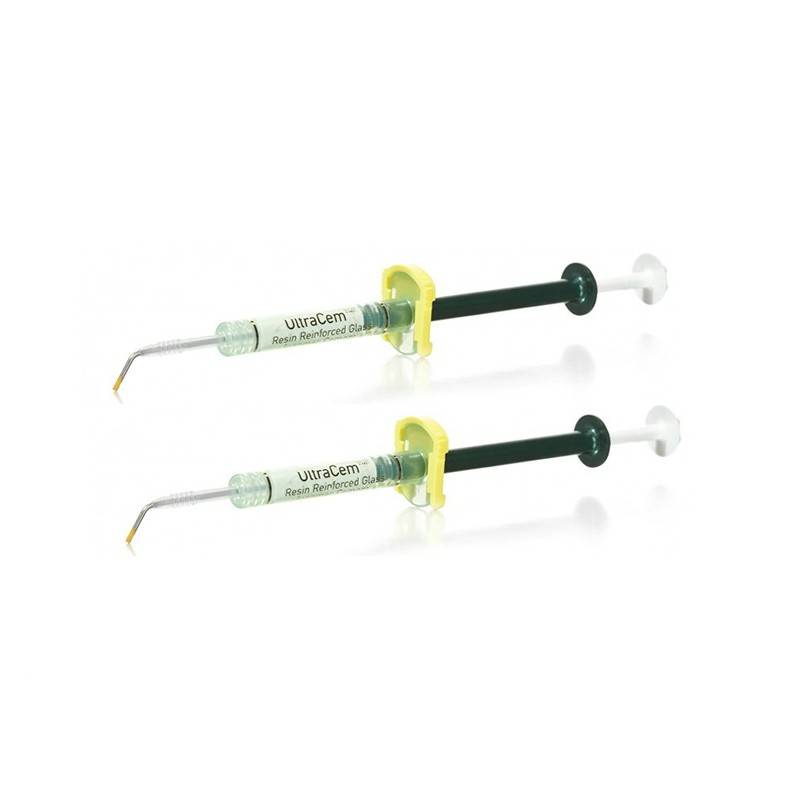 UltraCem SpeedMix Repo Cemento Ionómero 2 Jeringas 0,3g. Ultradent