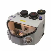 Chorreadora de Arena Constellation III Painted con LED, Pistola de Soplado y 3 Vasos Mestra