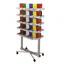 Carro Porta Bandejas + 60 bandejas pequeñas