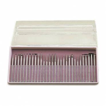 Set Fresas Diamante Laboratorio Estuche 30 uds Set Fresas Diamante Laboratorio Estuche 30 uds