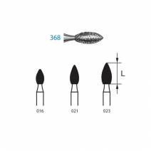 Fresa Diamante Clínica 368.314 FG Balón 5 uds