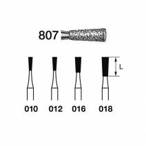 Fresa Diamante Clínica 807.314 FG Cono 5 uds