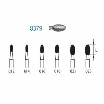 Fresa Diamante FG 8379.314 Clínica Huevo 5 uds