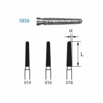 Fresa Diamante Clínica FG 5856.314 Redonda 5 uds