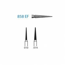 Fresa Diamante Clínica 858ef.314 FG Lanza 5 uds