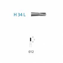 Fresa Carburo H34L.314.012 Cortadora FG Clínica 5 uds
