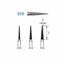Fresa Diamante 858.314 FG Clínica Lanza 5 uds