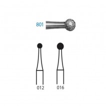 Fresa Diamante 801.315 FG Largo Clínica Redonda 5 uds