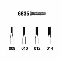Fresa Diamante 6835.314 FG Clínica Grueso Cilindro Corto 5 uds