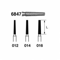 Fresa Diamante 6847.314 FG Clínica Cónico 5 uds