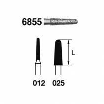 Fresa Diamante FG 6855.314 Clínica Grueso Cónico 5 uds