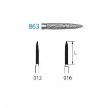 Fresa Diamante 863.314 FG Clínica Llama 5 uds