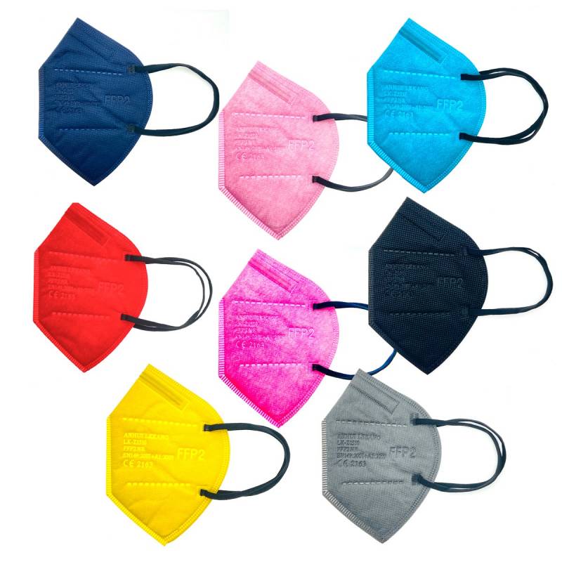 Mascarillas FFP2 Colores LK-Z1510 CE2163 Desechables Adulto 10 uds Farma Sana