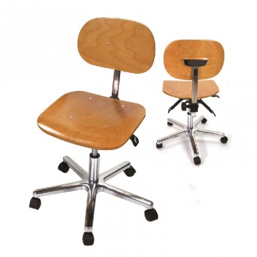 Silla Puesto de Trabajo Madera 51 cm. Silla Puesto de Trabajo Madera 51 cm.