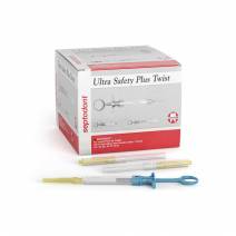 Ultra Safety Plus Twist Agujas Caja 100 unidades