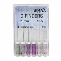 D Finders Limas Manuales para Ampliación Conductos Calcificados 25mm Mani