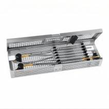 Set Instrumental Diseño de Colgajo Cirugía 9 piezas y Caja Deve Med