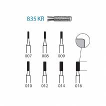 Fresa Diamante 835KR.314 FG Clínica Cilindro Redondeado 5 uds Komet