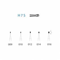 Fresa Carburo H7S.314. FG Clínica Pera 5 uds Komet