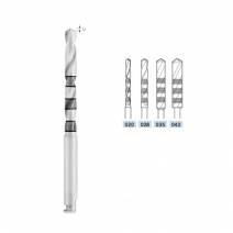 Fresa Cerámica Ceradrill K210L20 CA Tallo Largo Implantes 1 unidad Komet