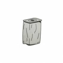 Bolsa Filtro de Microfibra Aspiración 1 unidad Cattani