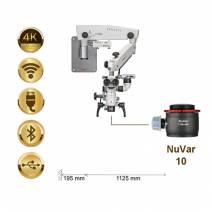 Microscopio Dental PRIMA DNT Premium Nuvar 10 Montaje a Pared Labomed
